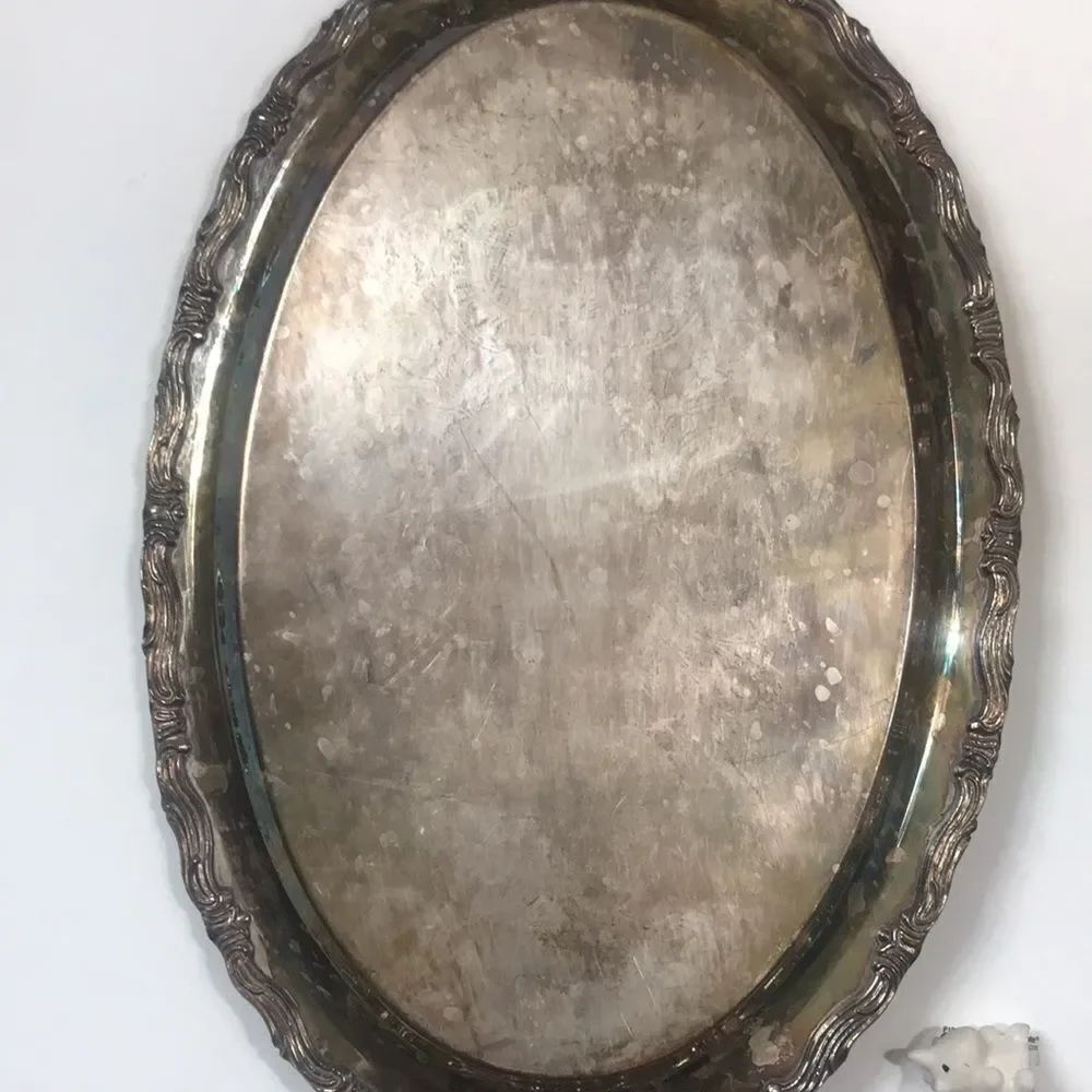 F.P ROGERS SILVER TRAY SERVICE VINTAGE - Picture 8 of 13